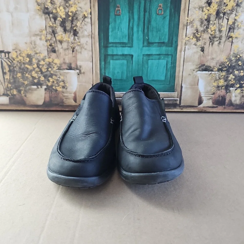 Mens CROCS Loafers Crocs Lock Slip On Work Shoes Black Size 11 Tummler